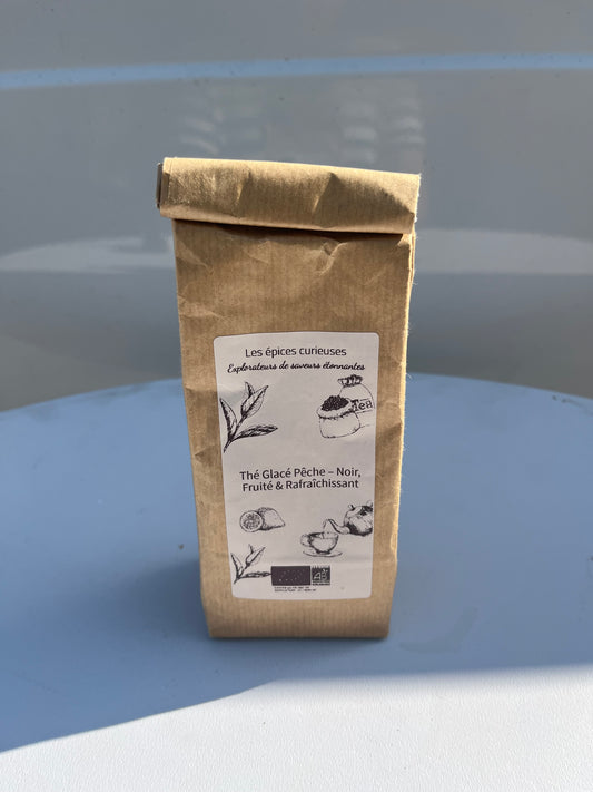 Thé Glacé Pêche – Noir, Fruité & Rafraîchissant