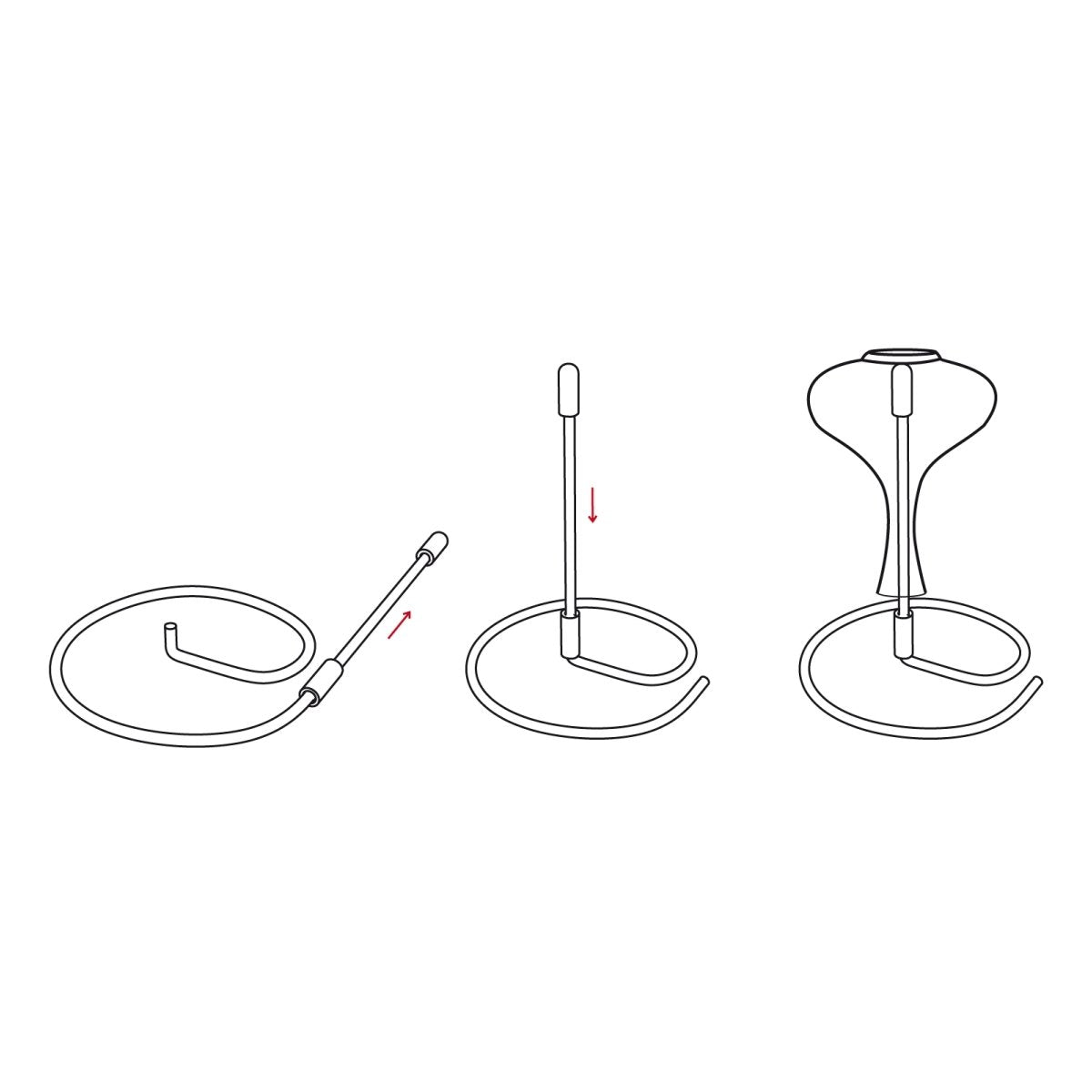 Égouttoir à carafe en métal