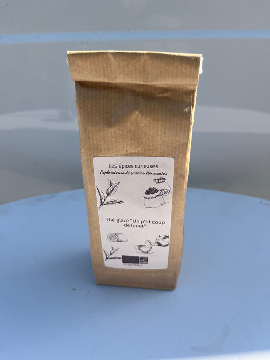 Thé glacé "Un p'tit coup de fouet"