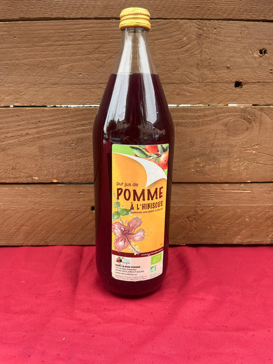 Jus de pomme Hibiscus