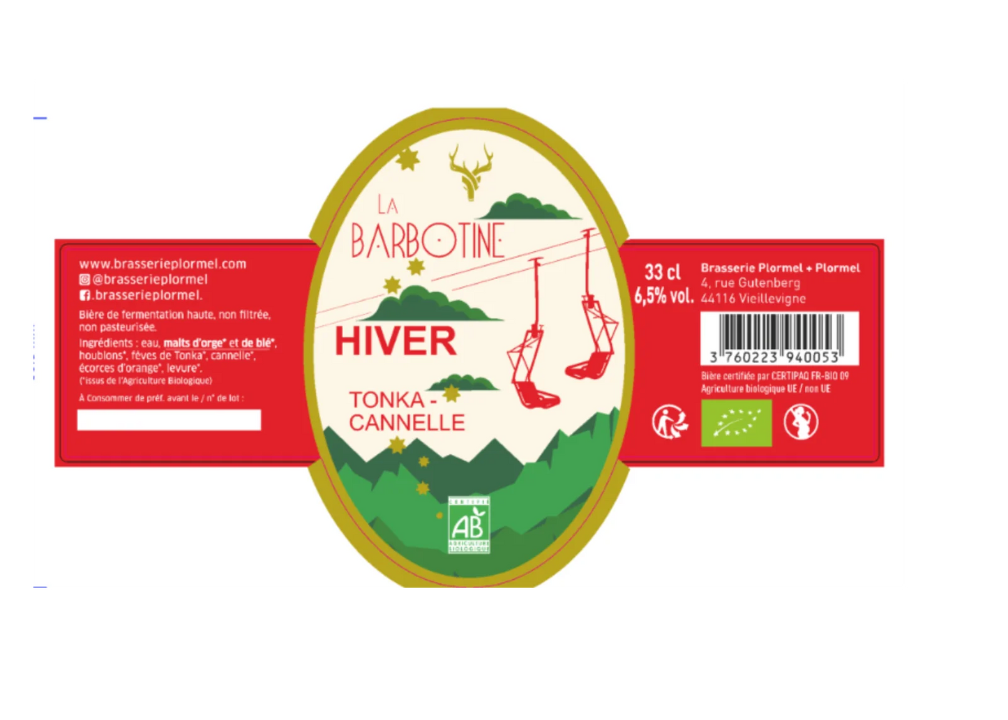 Bière HIVER Bio
