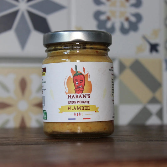 Haban’s – Sauce flambée – Pot de 90G