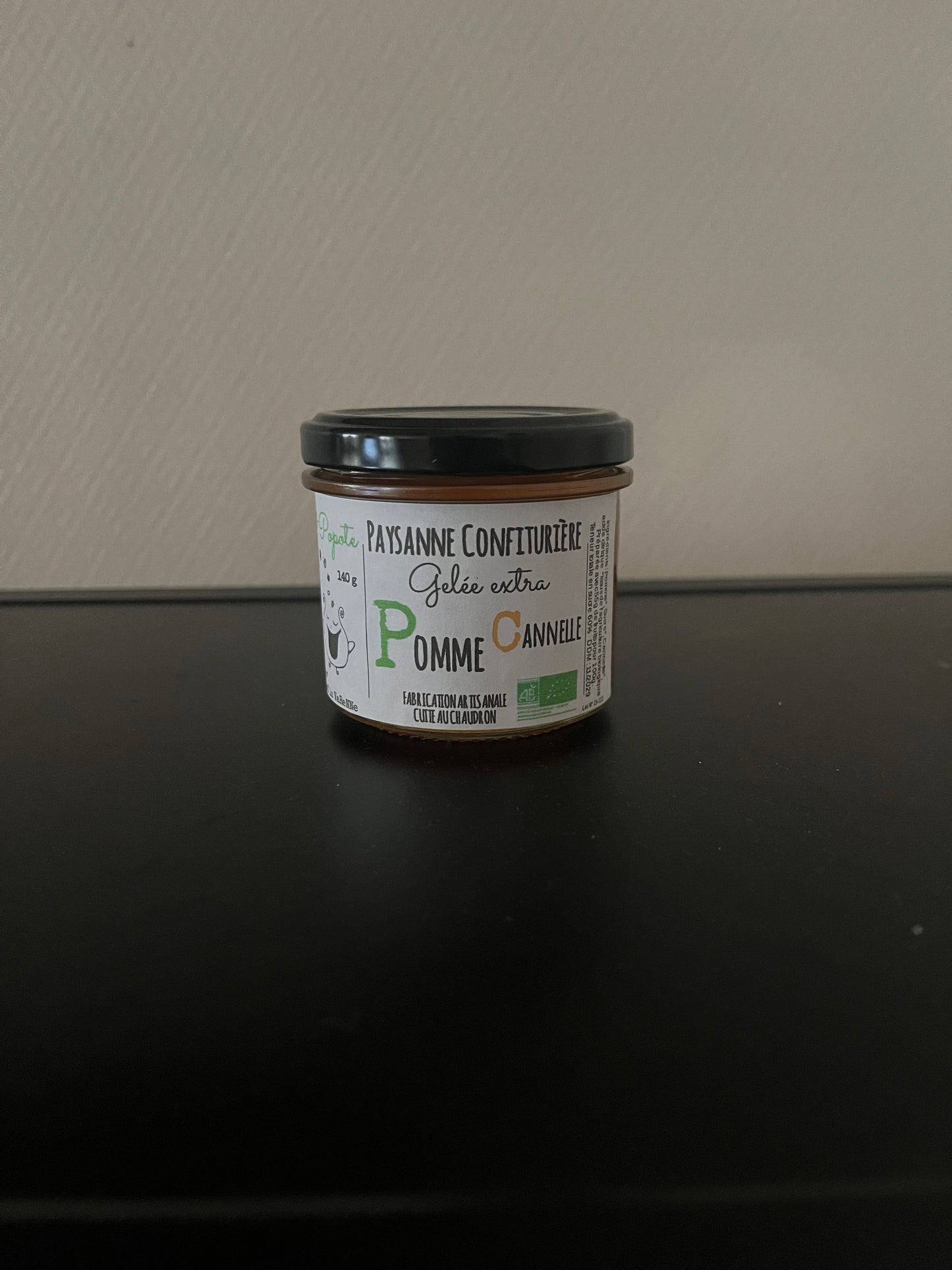 Gelée pomme cannelle bio