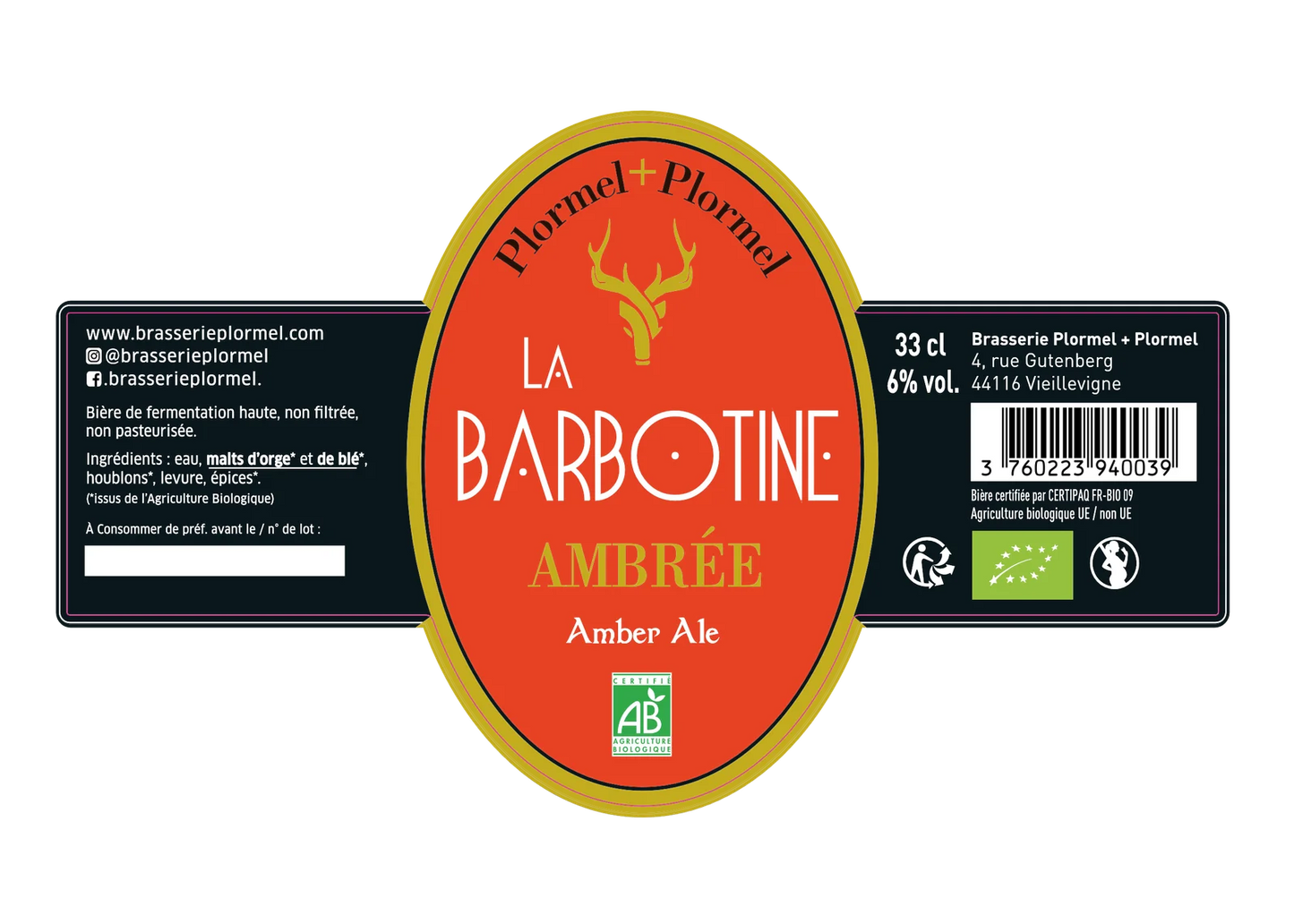 Bière Ambrée Bio