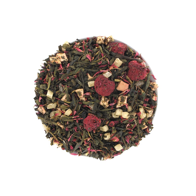 Thé vert - Framboise Crème