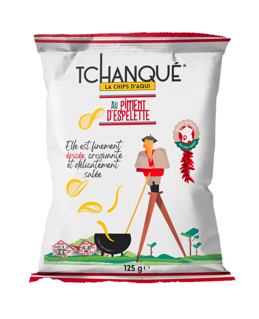 Chips sans gluten au piment