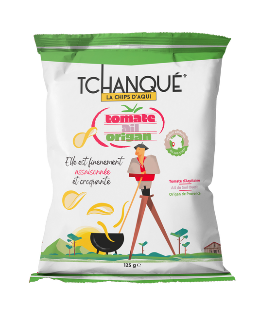 Chips sans gluten tomate ail origan