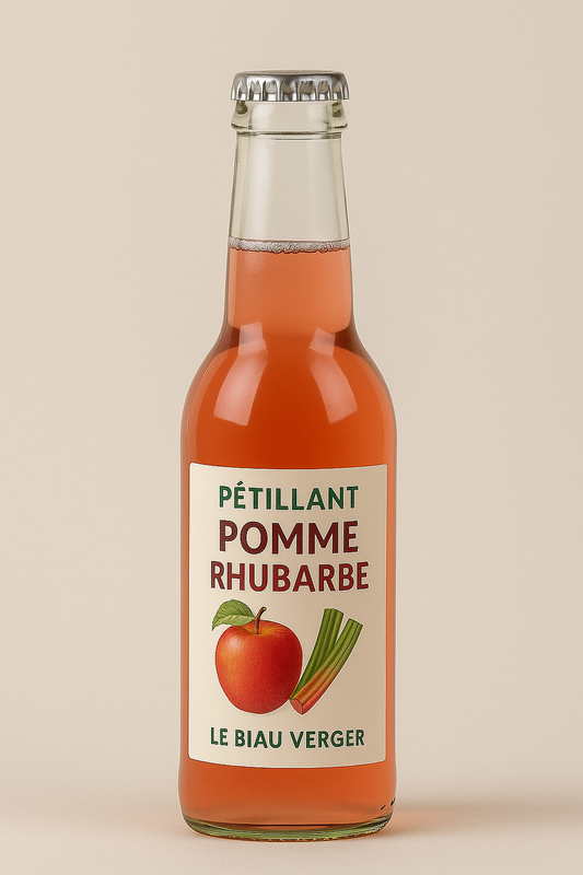 Pétillant pomme rhubarbe