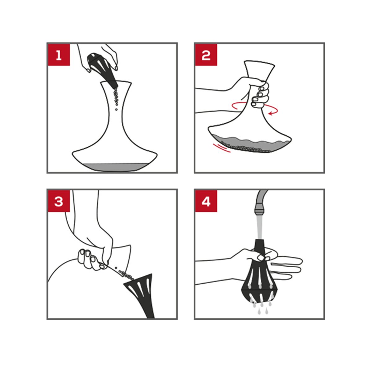 Billes nettoyantes pour carafes