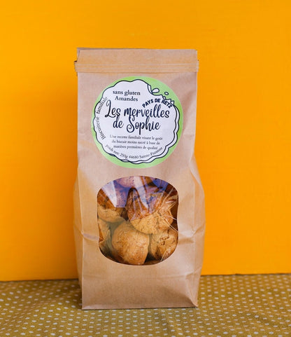 Biscuits aux amandes entières Bio - sans gluten - sans lactose