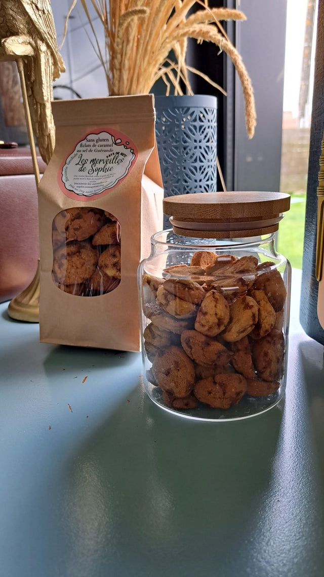 Biscuits caramel beurre salé Bio - sans gluten