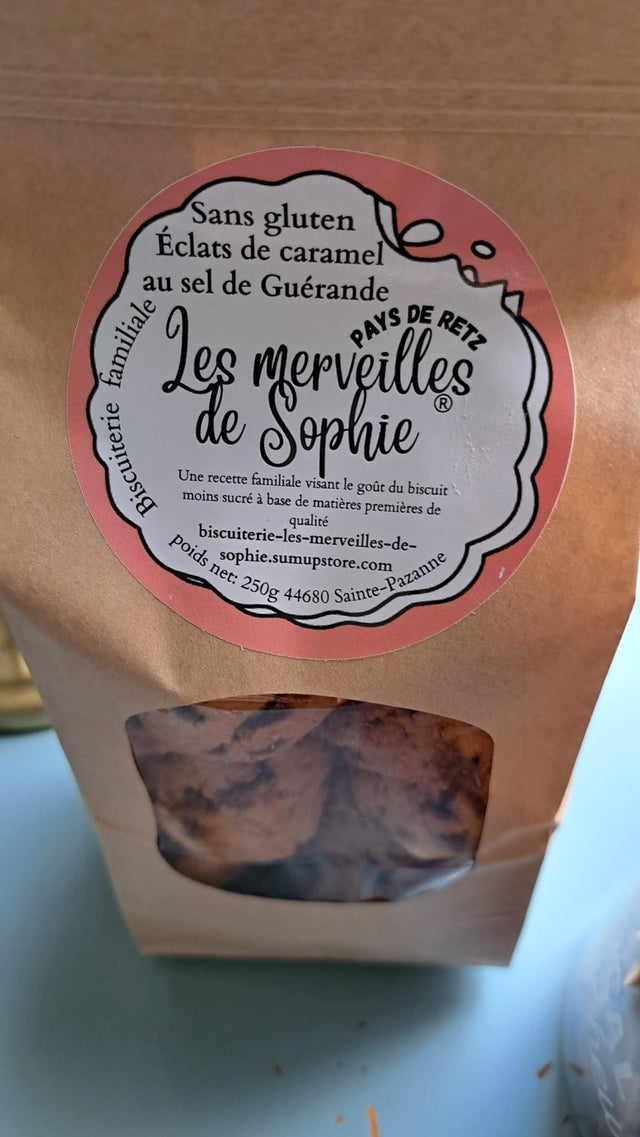 Biscuits caramel beurre salé Bio - sans gluten