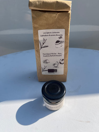 Thé Glacé Pêche – Noir, Fruité & Rafraîchissant