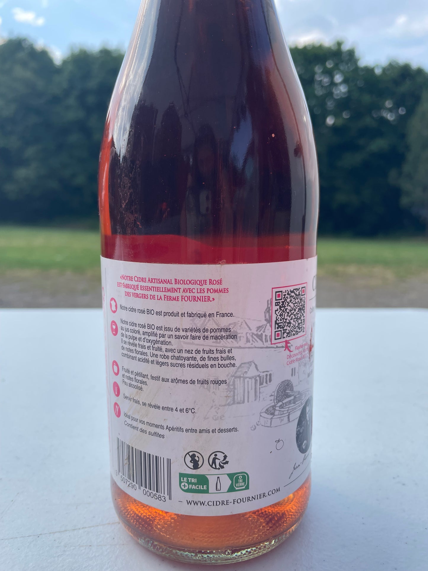 Cidre rosé bio