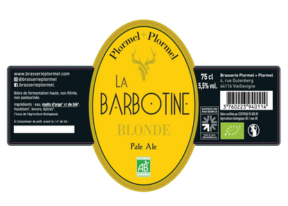 Bière BLONDE Bio