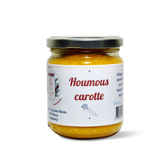 Houmous carotte citron