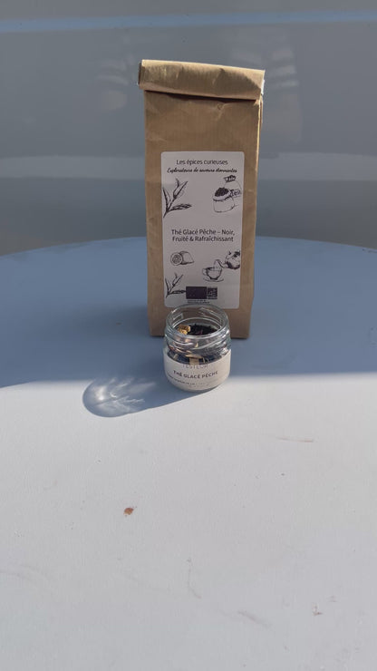 Thé Glacé Pêche – Noir, Fruité & Rafraîchissant